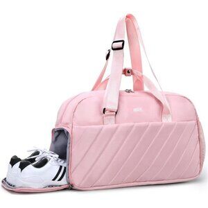 Woman Cute Gym Bag, Duffle Bag Multi Purpose, Overnight Weekender Trip